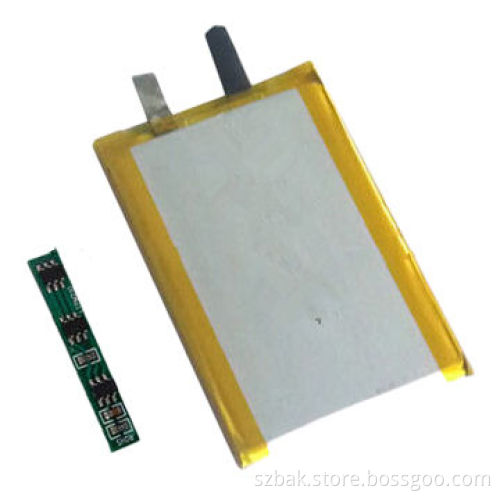 Lithium polymer battery, HBAK 464160P, 3.7V 1500mAh, size 4.8*41.5*60.5mm